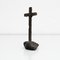 Christ on the Cross Figure in Metal, 1950, Image 5