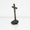 Christ on the Cross Figure in Metal, 1950, Image 9