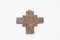Croce in ottone di Arnaldo Pomodoro e Giò Pomodoro per Galleria Sestante, Immagine 1