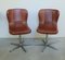 Space Age Swivel Chairs in Eco Leather, Italy, 1960s, Set of 2 1