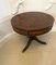 Small Vintage Drum Table in Mahogany, 1920 1