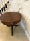 Petite Table Drum Vintage en Acajou, 1920 7