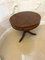 Small Vintage Drum Table in Mahogany, 1920, Image 5