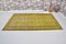 Tapis de Sol Vintage Fait Main en Jaune 10