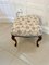 Antique Victorian Walnut Stool, 1860s, Image 2