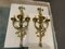 Large Italian Brass Sconces,1970s, Set of 2 3