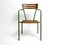 Mid-Century Bistro Dining Armchairs in Metal and Wood, Italy, 1950s, Set of 4, Image 5