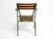 Italienische Mid-Century Bistro Esszimmerstühle aus Metall & Holz, 1950er, 4er Set 11