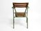 Mid-Century Bistro Dining Armchairs in Metal and Wood, Italy, 1950s, Set of 4 11