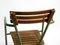 Mid-Century Bistro Dining Armchairs in Metal and Wood, Italy, 1950s, Set of 4, Image 18