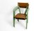 Italienische Mid-Century Bistro Esszimmerstühle aus Metall & Holz, 1950er, 4er Set 10