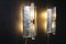 Lampade da parete moderne in vetro di Murano argentato, inizio XXI secolo, set di 2, Immagine 13