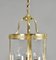 French Triple Light Hall Lantern, 1890s, Image 4