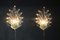 Barovier Clear Murano Glass Leaf and Brass Sconces, 2000s, Set of 2, Image 12