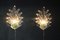 Clear Murano Glass Leaf and Brass Sconces by Barovier, 1980s, Set of 2 12