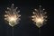 Clear Murano Glass Leaf and Brass Sconces by Barovier, 1980s, Set of 2 9