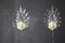 Barovier Clear Murano Glass Leaf and Brass Sconces, 2000s, Set of 2, Image 2