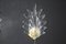 Barovier Clear Murano Glass Leaf and Brass Sconces, 2000s, Set of 2, Image 4
