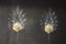 Clear Murano Glass Leaf and Brass Sconces by Barovier, 1980s, Set of 2 14