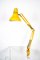 Lámpara de mesa sueca amarilla de Luxo, años 70, Imagen 9