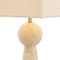 Konav Table Lamp in Travertine from PC Collection, Image 3