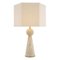 Konav Table Lamp in Travertine from PC Collection, Image 2
