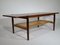 Mid-Century Teak Coffee Table with Braid, 1960s 7