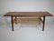 Mid-Century Teak Coffee Table with Braid, 1960s 1