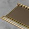 Vintage Wall Mirror in Smoked Glass, Brass & Metal, 1970s, Image 4