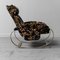 Vintage Rocking Armchair in Gilt Metal by Guido Faleschini, 1970s 2