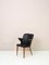 Scandinavian Black Leatherette Desk Chair, 1960s 1