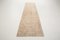 Turkish Brown & Beige Distressed Runner Rug, 1963 5