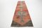 Vintage Brown Red Runner Rug, 1963 1