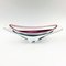 Large Mid-Century Scandinavian Art Glass Coquille Series Centerpiece / Bowl attributed to Paul Kedelv for Flygsfors, Sweden, 1950s 5