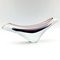 Large Mid-Century Scandinavian Art Glass Coquille Series Centerpiece / Bowl attributed to Paul Kedelv for Flygsfors, Sweden, 1950s, Image 1