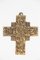 Vintage Brass Cross for Il Sestante by Arnaldo Pomodoro and Giò Pomodoro, 1950s 1