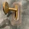 Brass Satinated Glass Sconces, 1980s, Set of 2, Image 2