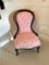 Antique Victorian Mahogany Ladies Chair, 1860s 2