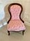 Antique Victorian Mahogany Ladies Chair, 1860s, Image 5