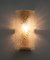 Moderne Corteccia Wandlampen aus Muranoglas & Messing, 1980er, 2er Set 5
