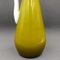Olive Green Murano Glass Vase, Italy, 1950s-1960s 7