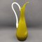 Olive Green Murano Glass Vase, Italy, 1950s-1960s 1