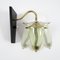 Brass & Glass Wall Lamps, 1950s, Set of 2, Image 4