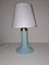 Vintage Murano Blue Swirl Tischlampe, 1970er 3