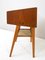 Scandinavian Bedside Table with Rattan Shelf, 1960s, Image 7