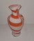 Orange and White Murano Glass Vase, 1960s, Image 4