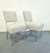 Mid-Century Fabric & Tubular Steel Dining Chairs in Bauhaus Style by Jozsef Peresztegi, 1960s, Set of 2, Image 1