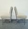 Mid-Century Fabric & Tubular Steel Dining Chairs in Bauhaus Style by Jozsef Peresztegi, 1960s, Set of 2, Image 7