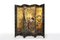 Large Chinese 6-Panel Gold Leaf and Black Lacquer Folding Screen / Room Divider, Image 1