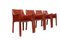 CAB 413 Armchairs by Mario Bellini for Cassina, Set of 4 3